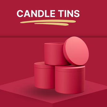 Candle tins with lids for making candles, candle containers, candle jars